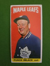1964-65 Topps Tall Boys NHL Hockey PUNCH IMLACH #45 SET BREAK