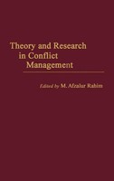 M. Afzalur Rahim | Theory And Research In Conflict Management | Buch | Englisch