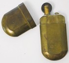 Trench Lighter Brass No. 5 Military Style Smoke Stone WORKS Needs Fluid VINTAGE — photo 10