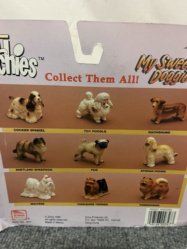 Zima Pocket Poochies My Sweet Doggie 1990 vintage nuovo con scatola - Foto 6 di 6