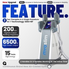 MYOSLIM Body Sculpting and Muscle Building Machinewith 4 Handles