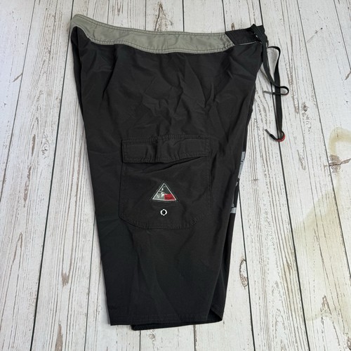 Vintage Y2K Metal Mulisha Motocross Swim Surf Boardshorts Mens 31 Skull Logo - Picture 10 of 12