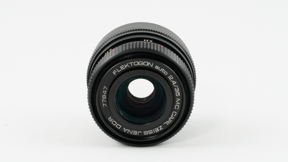 Flektogon 35mm f/2.4 レンズ M42 Problem】Carl Zeiss JENA DDR FLEKTOGON 35mm f2.4 MC Lens M42 From