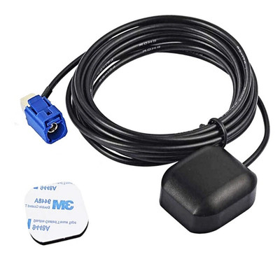 Car Navigation GPS Antenna Blue Fakra C Right Angle for 2010-2020 Jeep Compass