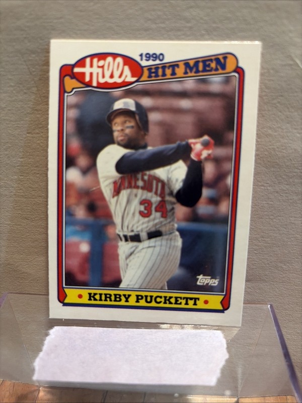 1990 Topps Hills Hit Men - Kirby Puckett #27