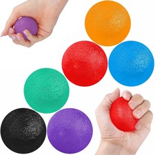 2 PCS Hand Squeeze Balls Grip Trainer Finger Exercise Stress Relief Fitness Gear