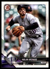 Nolan Arenado 2018 Bowman #81 Rockies MLB READ FREE SHIPPING AutographDen