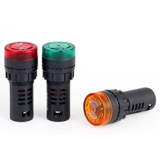 LED Signal Lamp Flashing Lights Outdoor Bulbs Indicator Warning Light Buzzer