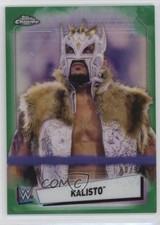2021 Topps Chrome WWE Green Refractor 80/99 Kalisto #56 0w6