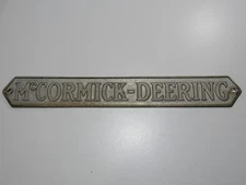 Vintage McCormick-Deering Tractor Emblem Original Truck Rare OEM Radiator Badge