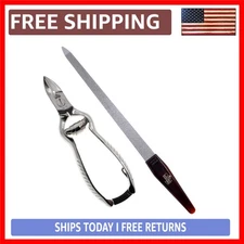 CS13 Heavy Duty Toenail Clipper Set - Precision Cutting for Thick Nails, Ergo...