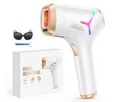 IPL Hair Removal Device 9 Energy Levels 999900 Flashes Home Use White 110V