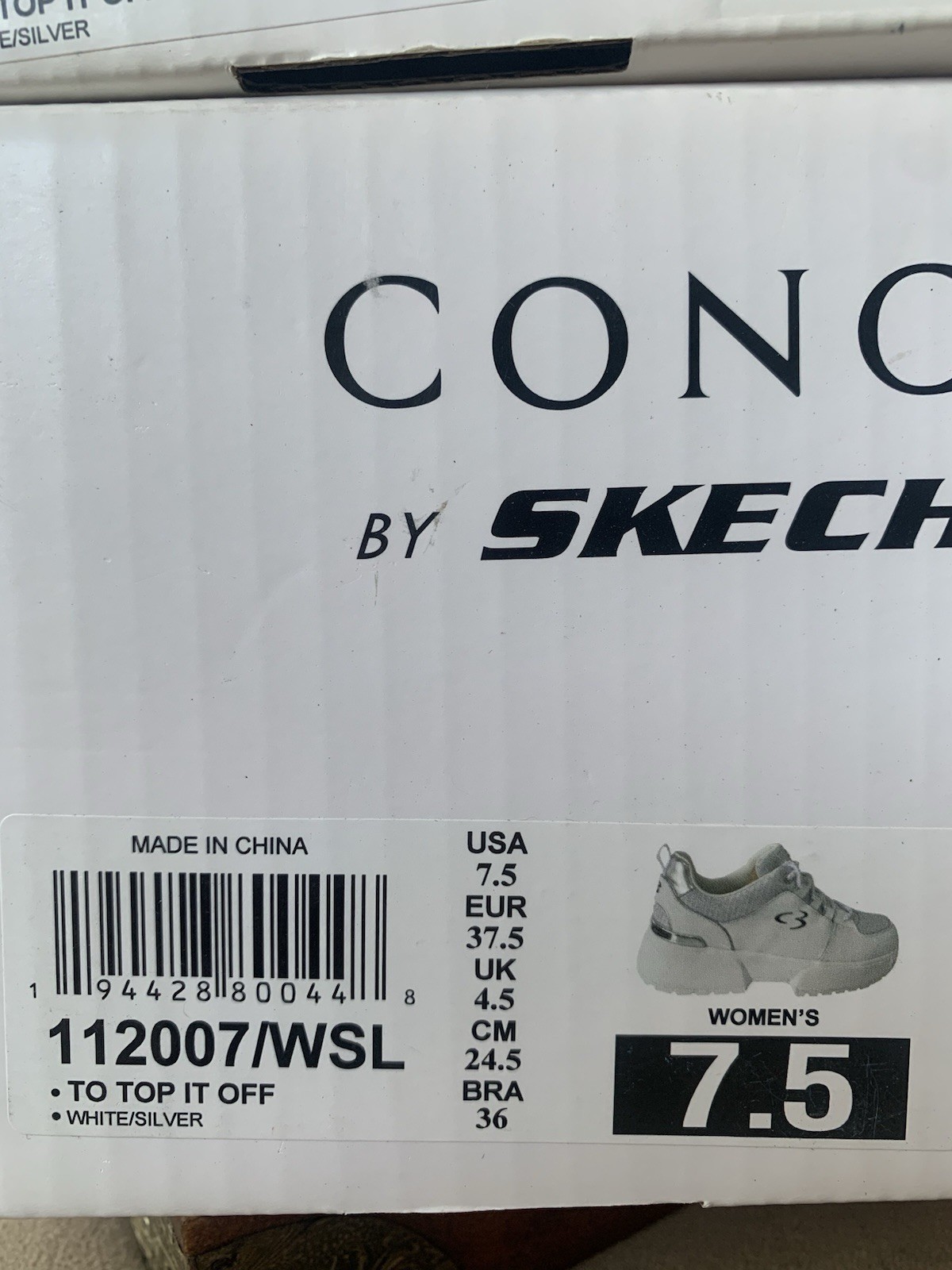 Skechers Concept 3 Sneakers Womens To Top It Off White Shoes 112007/WSL 7.5 M thumbnail 16