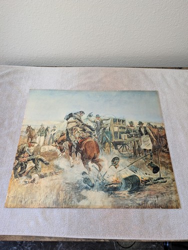 Bronc to Breakfast by Charles M. Russell Reproduction Artwork Print 20 x 24