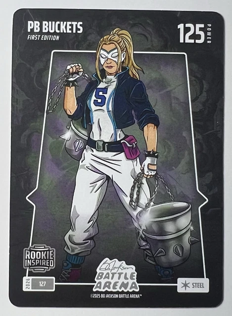 Paige Bueckers 2026 Bo Jackson Battle Arena PB Buckets Steel RC #127