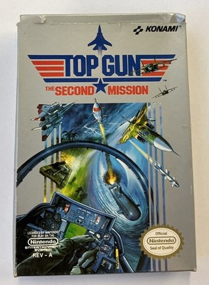 Top Gun the Second Mission Nintendo Entertainment System NES Complete Tested 2/2