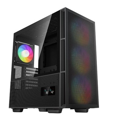 DeepCool CH560 DIGITAL High Airflow Mid-Tower Case, Mini-ITX/ Micro-ATX/ ATX