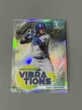 2022 Bowman Chrome Diego Cartaya VIRTUOSIC VIBRATIONS #VV-20 Los Angeles Dodgers