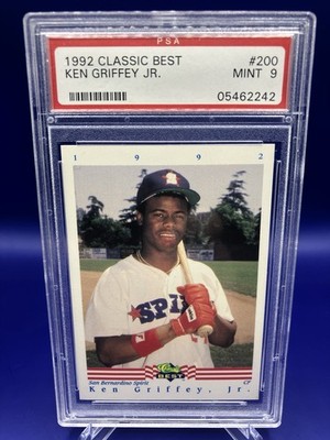 Ken Griffey Jr 1992 Classic Best #200 PSA 9 Mint Mariners HOF POP 272