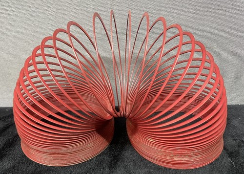 1940's Vintage Early James Original Metal Slinky Toy Red Slinky