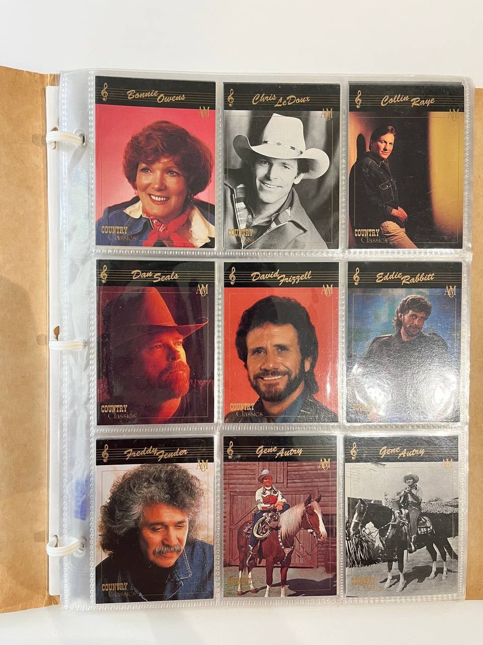 Huge Vintage Country Music Card Collection Lot 144+ Impel Country Gold Album 199 image 6