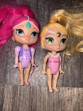 Shimmer and Shine Dolls 6 Nickelodeon Mattel 2015 - Paint Peeling