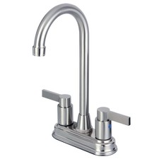 Kingston Brass KB849.NDL NuvoFusion 1.8 GPM Standard Bar Faucet - Nickel