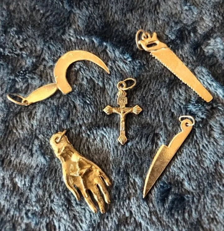 Лот из 13 разнообразие ожерелье кулоны и браслет подвески - Изображение 3 из 4