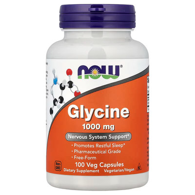 Now Foods Glycine 1000 mg 100 Veg Capsules