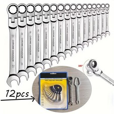 12-piece Chrome Vanadium Steel Combination Wrench Set 12-piece Chrome Vanadium Steel Combination Wrench Set