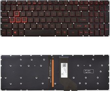 New Acer Nitro 5 AN515 AN515-51 AN515-52 AN515-53 English Backlit Keyboard Red