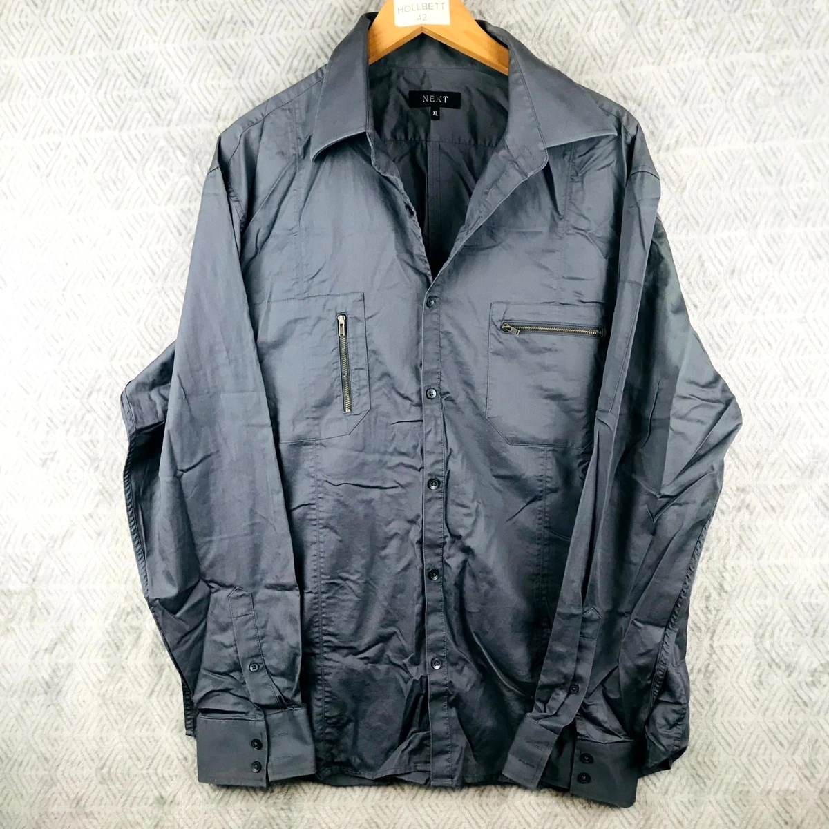 Chemise Décontractée à Carreaux CHAPS Easy Care Homme Taille XL - Occasion Très Bon État