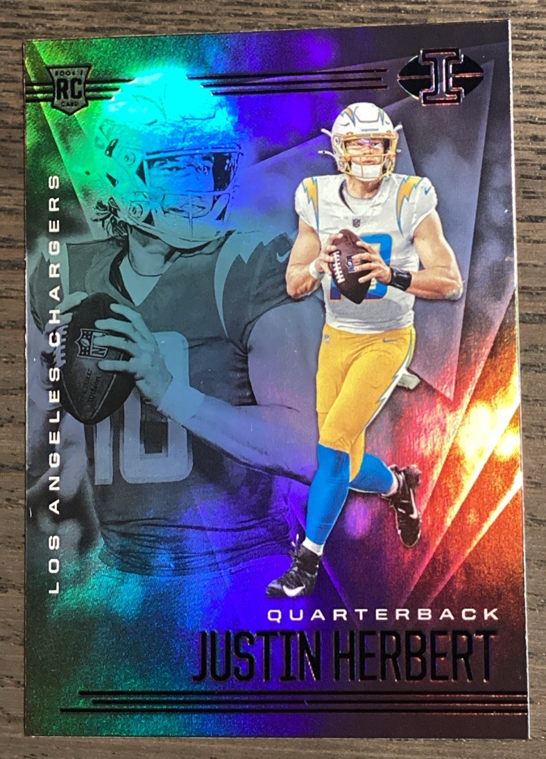 2020 Panini Illusions Football Justin Herbert  RC Rookie Card #7