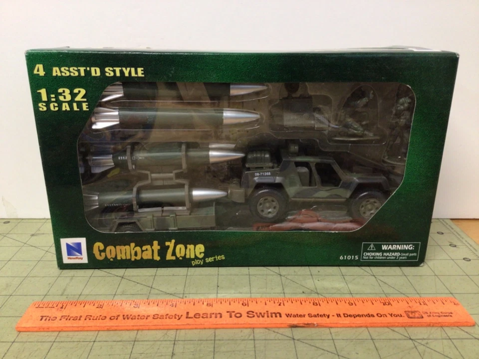 1:32 Combat Zone military play set with missiles by New-Ray Toys lot #3 - Image 2 of 4