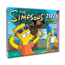 Danilo Promotions,  Simpsons 2026 Desk Calendar
