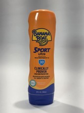 Banana Boat Ultra Sport Sunscreen Lotion - 8oz Expires 03/2027 1.75 per gallon