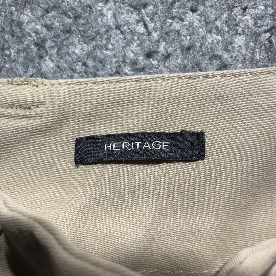 Talbots Heritage Women's Sz 14 Brown Khaki Straight Stretch Leg Pants - Image 4 of 4