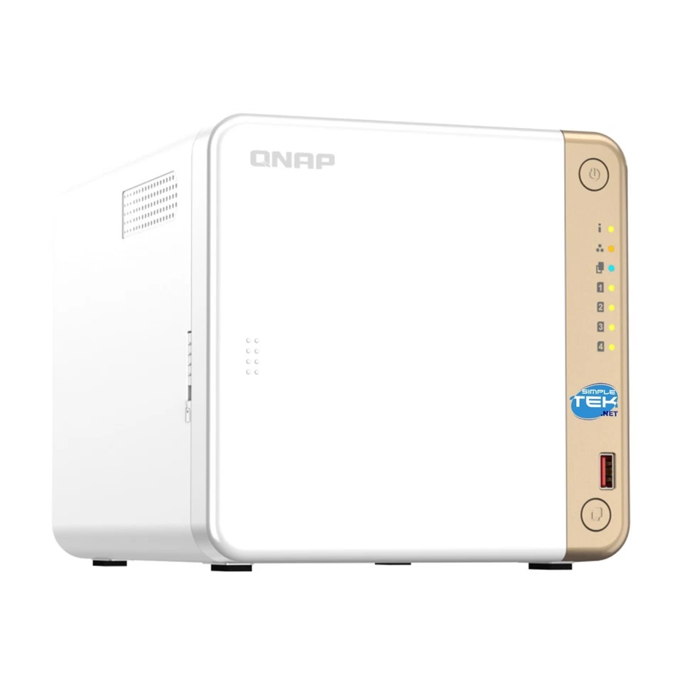 Qnap TS-462 4-Bay NAS HDD 64TB Preinstalled (4 X 16TB) + 2 X M.2 PCIe - Image 4 of 4