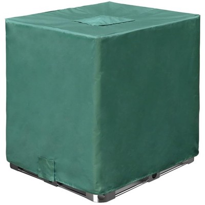Versatile Green 275 Gallon Tote Cover, Waterproof