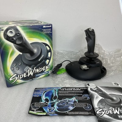 New Unused Microsoft SideWinder Precision 2 USB Joystick Complete W Manual Disc