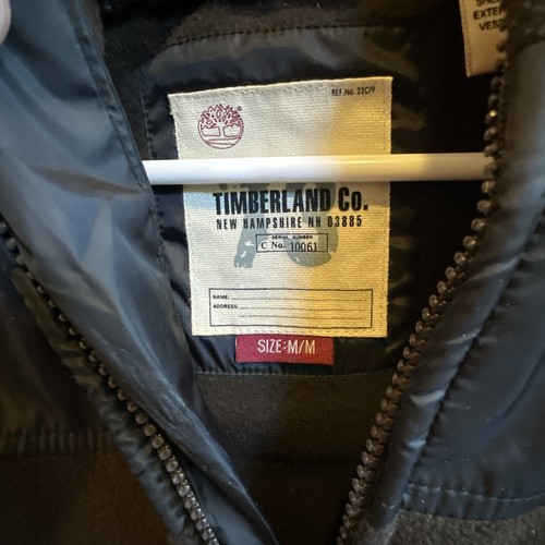 Timberland Fleece Jacket Brown Youth Medium NWT - Picture 3 of 4