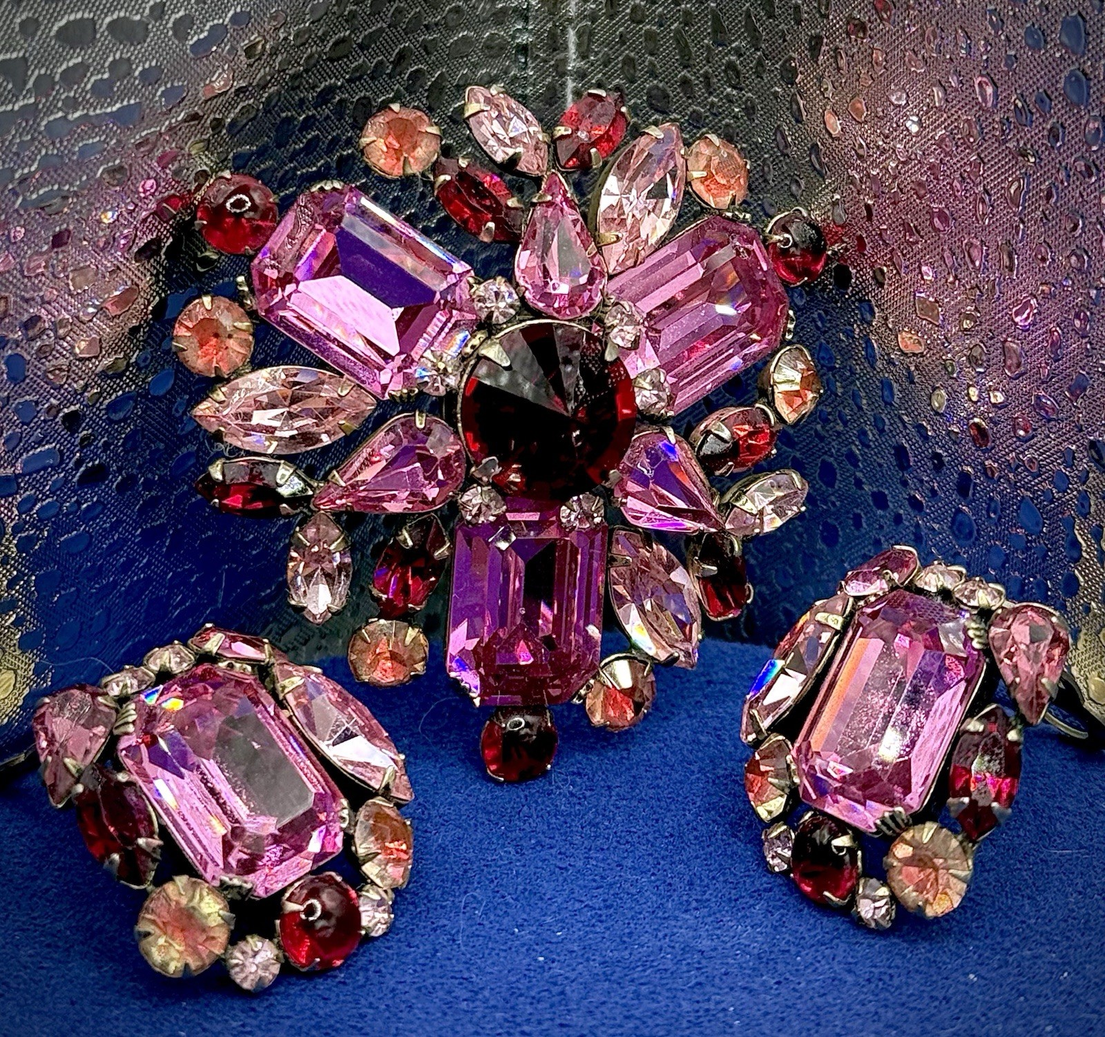 Two Schreiner Pieces…One Brooch/Earrings Set and … - image 1