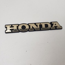 Honda Emblem Gold Tone Black Lettering Badge Car Truck Replacement Logo