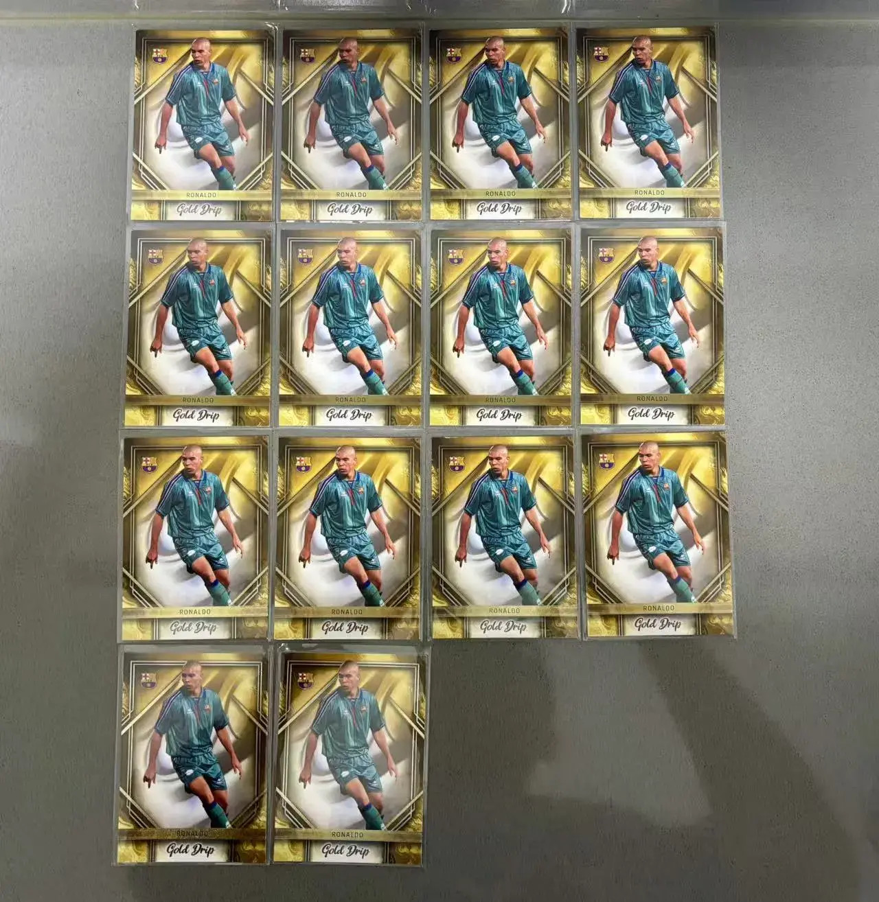 2023 Topps FC Barcelona Team Set Gold Drip LOT*14 Ronaldo #GD-2 X1Z