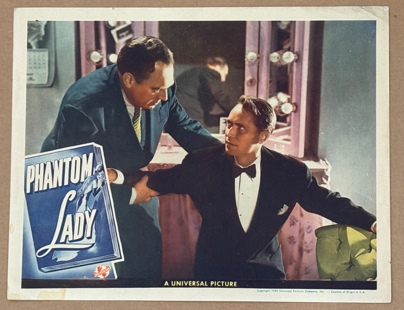 PHANTOM LADY ‘44 FRANCHOT TONE THOMAS GOMEZ CORNELL WOOLRICH FILM NOIR LC