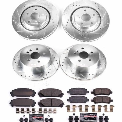 PowerStop Z23 Daily Driver Carbon-Fiber Ceramic Brake Pad and Drilled & Slotted