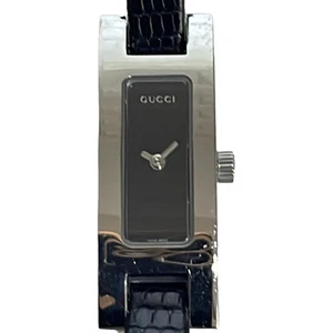 Authentique montre bracelet pour femme GUCCI 3900L 0004571 noire