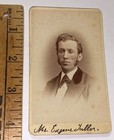 Rare Antique ID'd American Railroad Machinist Eugene Tuller! PA CDV Photo! US! — photo 5