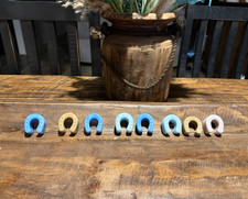 Mini Horseshoe wax melts assorted scents Lot of 8 Mixed Colors Pieces