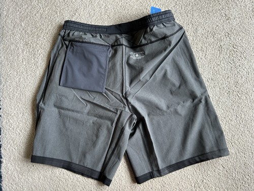 New Brooks Rush 9” Men’s Running Shorts Col-Asphalt Haze Size Medium - Picture 5 of 7